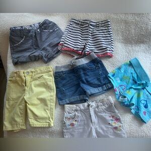 Girls Cotton Shorts (various sizes) price is for all 7 pieces